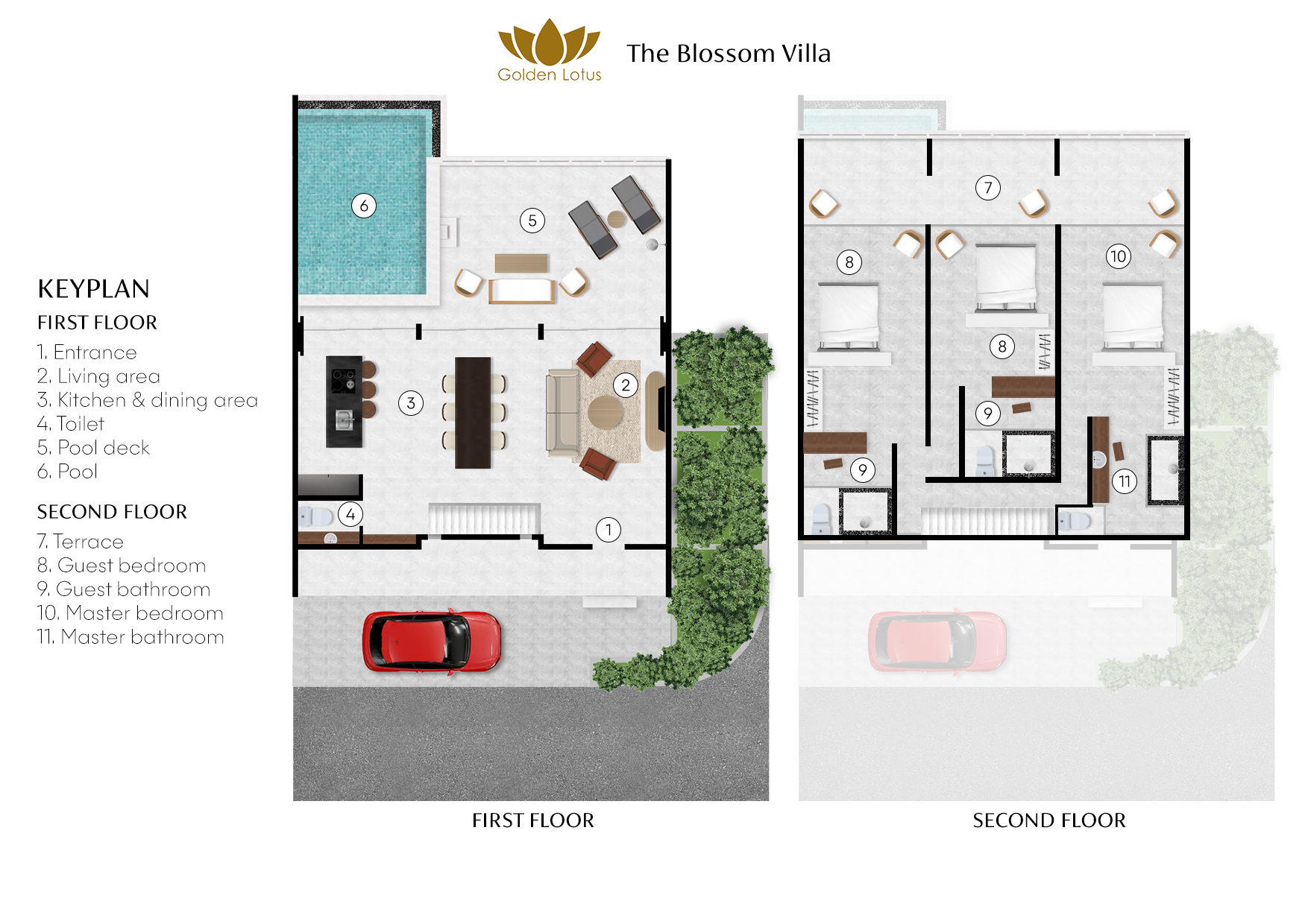 Golden Lotus Villas - The Blossom Villa